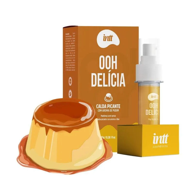 Intt(巴西) OOH DELICIA - Kissable Syrup 溫感口交液 布丁味 11g