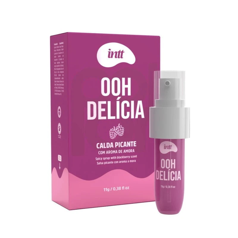 Intt(巴西) OOH DELICIA - Kissable Syrup 溫感口交液 藍莓味 11g