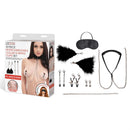 Lux Fetish(美國) 12PC Interchangeable Collar & Nipple Clips 頸圈連乳頭夾 12件裝