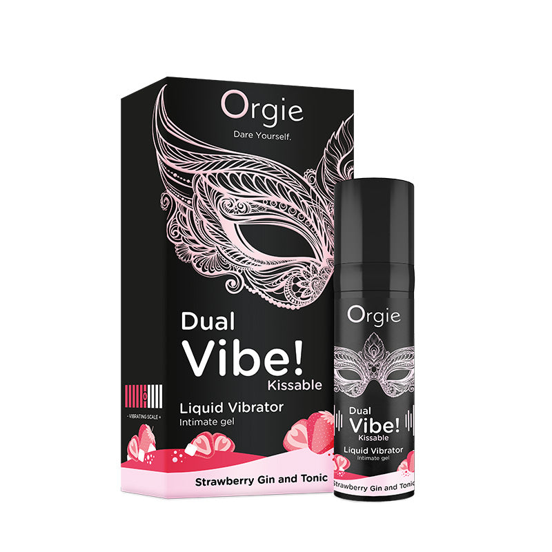 Orgie(葡萄牙) Dual Vibe! Strawberry Gin and Tonic 跳動式口愛快感增強液 草莓金湯力味 15ml