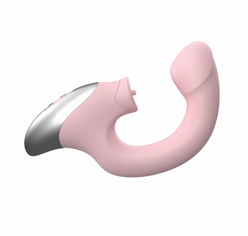 Excellent Power - TITANA - Rechargeable Silicone Stimulator 舔震強力G點震動棒 粉色