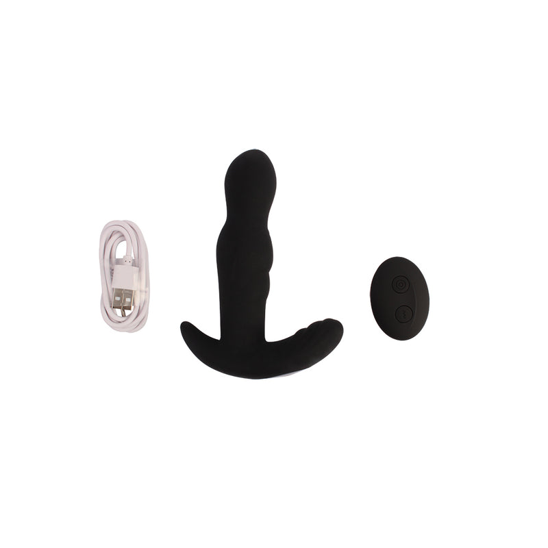 CHISA - BEAST IN BLACK P-play Probe 後庭遙控震動器