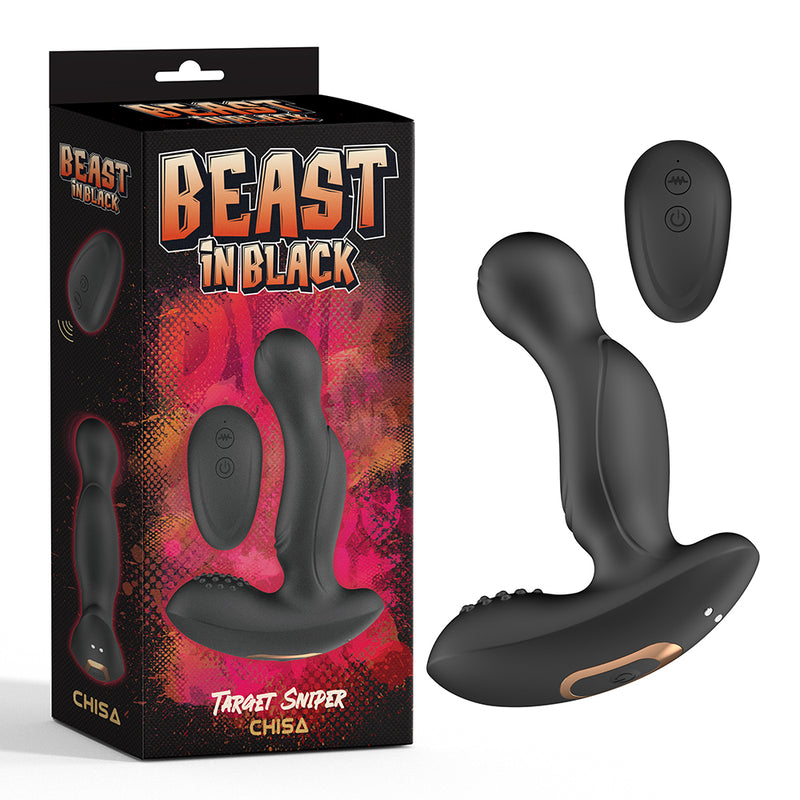 CHISA - BEAST IN BLACK Target Sniper 後庭遙控震動器