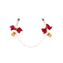 CHISA - Sexy Tempter Kit 紅蝴蝶結吊墜乳頭夾+後庭塞