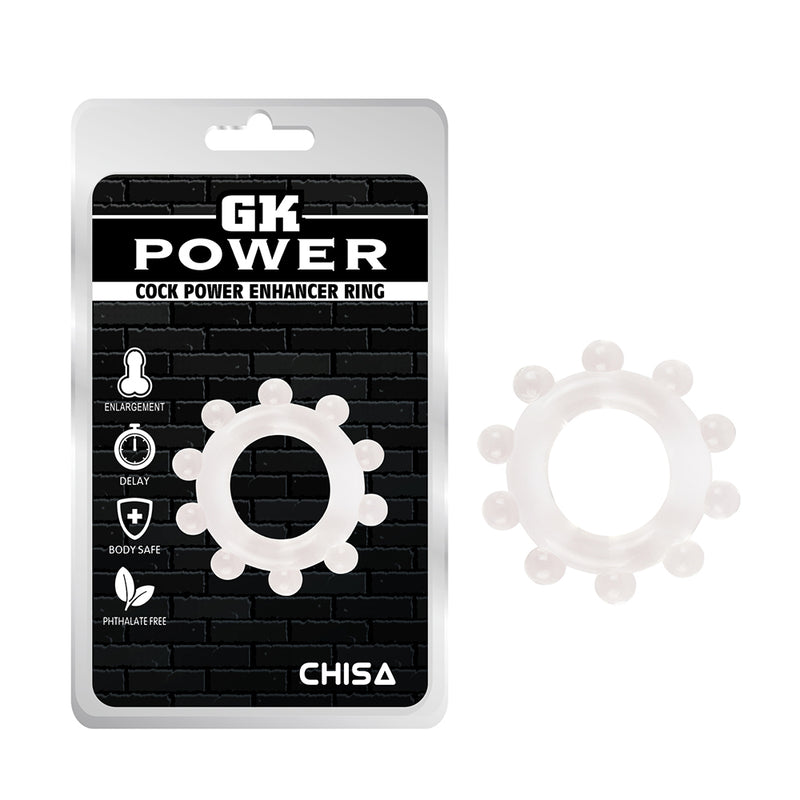 CHISA - Cock Power Enhancer Ring  矽膠延時環 透明