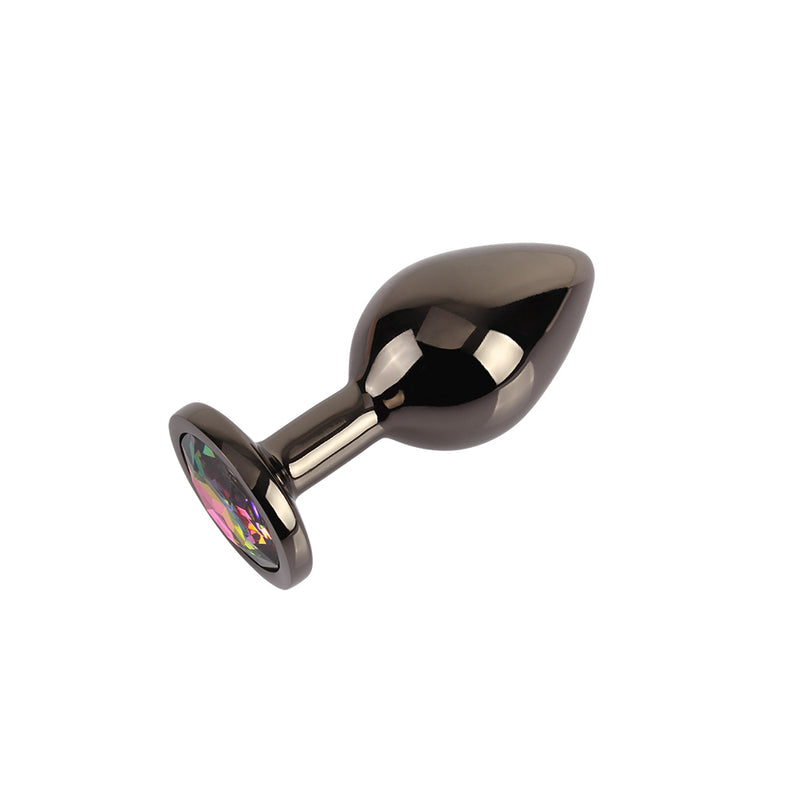 CHISA - Tungsten Black Gem Butt Plug 鎢合金黑寶石後庭塞 中碼