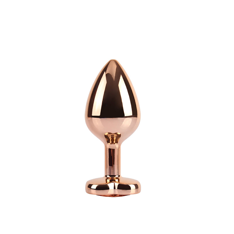 CHISA - Rose Gold Heart Butt Plug 玫瑰金 心形後庭塞 中碼