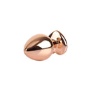CHISA - Rose Gold Heart Butt Plug 玫瑰金 心形後庭塞 中碼