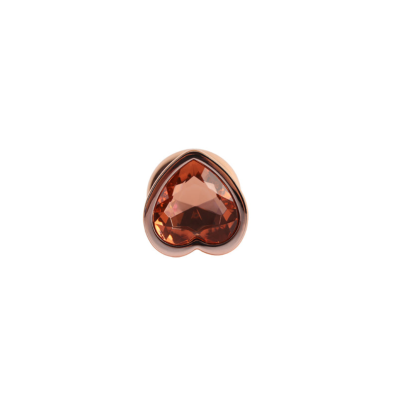 CHISA - Rose Gold Heart Butt Plug 玫瑰金 心形後庭塞 中碼