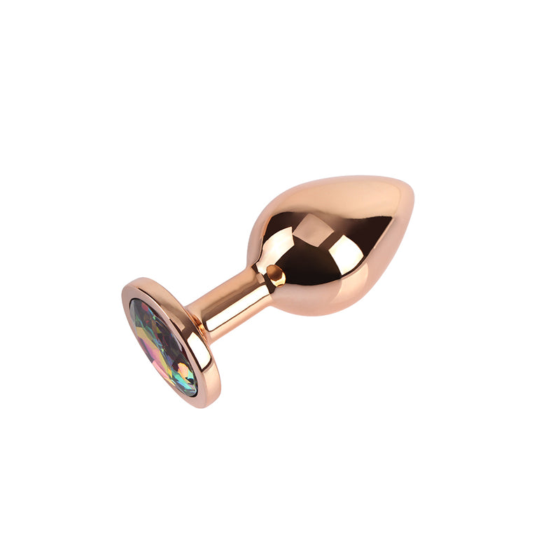 CHISA - Rose Gold Gem Butt Plug 玫瑰金 寶石後庭塞 中碼