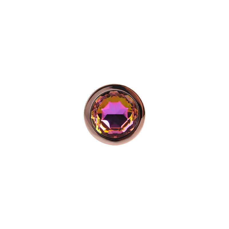 CHISA - Rose Gold Gem Butt Plug 玫瑰金 寶石後庭塞 中碼