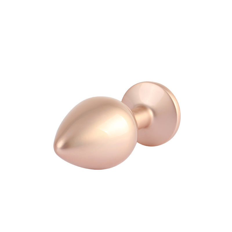 CHISA - Candy Rose Gold Gem Butt Plug 玫瑰金 銀寶石後庭塞 中碼