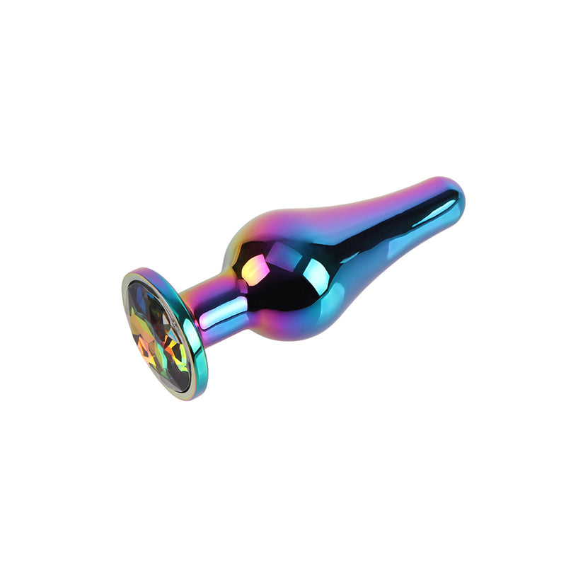 CHISA - Classic Rainbow Butt Plug 3.7寸 彩虹寶石後庭塞