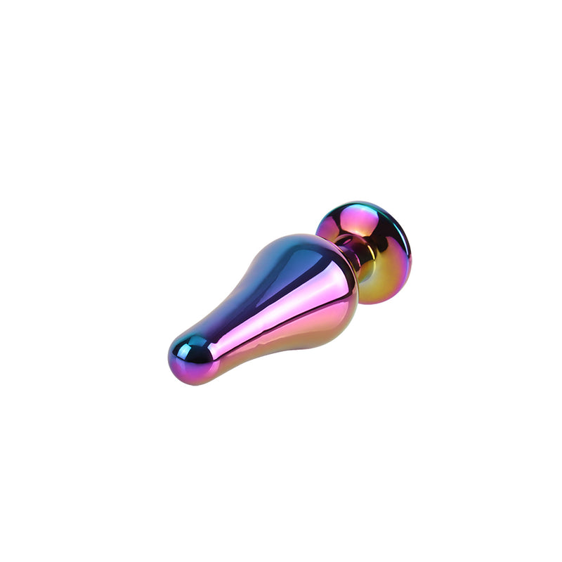 CHISA - Classic Rainbow Butt Plug 3.7寸 彩虹寶石後庭塞
