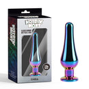 CHISA - Classic Rainbow Butt Plug 4.4寸 彩虹寶石後庭塞