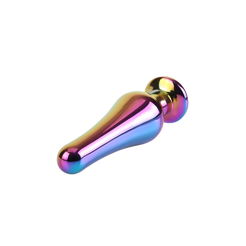 CHISA - Classic Rainbow Butt Plug 4.4寸 彩虹寶石後庭塞