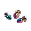 CHISA - Rainbow Heart Butt Plug Set 彩虹心型後庭塞套裝 3件裝