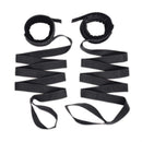 Lux Fetish(美國) 4PC Bondage Bed Strap & Flogger Kit 束縛床帶和皮鞭 4件套