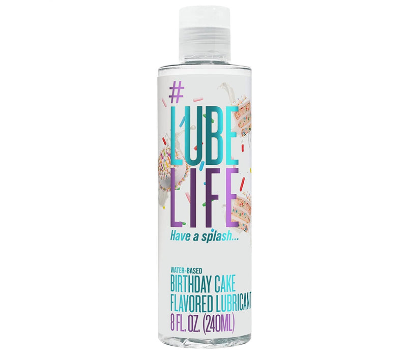 LubeLife(美國) Lubricant 可食用水溶性潤滑液 (生日蛋糕味) 240ML