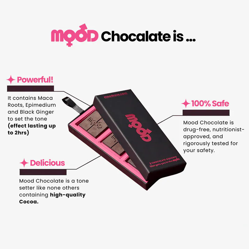 Mood Chocolate(馬來西亞) 愛愛催情巧古力 原味 / 薄荷味 3片裝