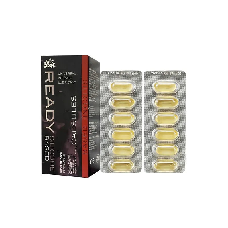 Wet Stuff(澳洲) READY 矽性隱形潤滑液膠囊 12粒裝
