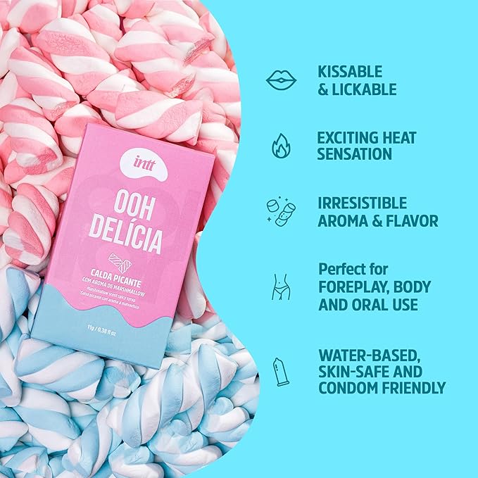 Intt(巴西) OOH DELICIA - Kissable Syrup 溫感口交液 棉花糖味 11g