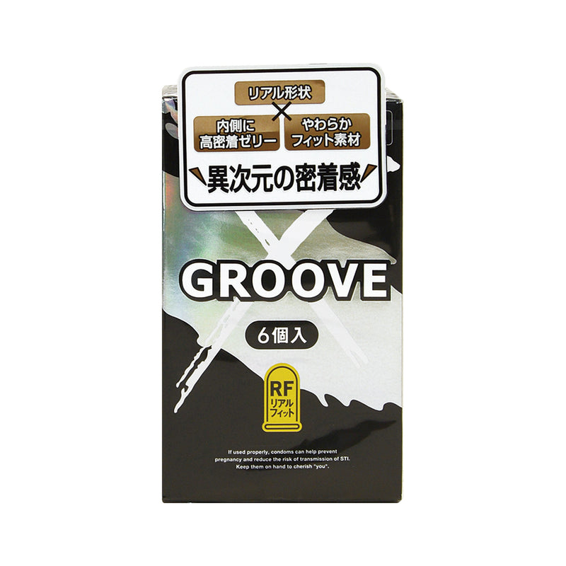 Okamoto 岡本(日本) GROOVE X 乳膠安全套 6片裝