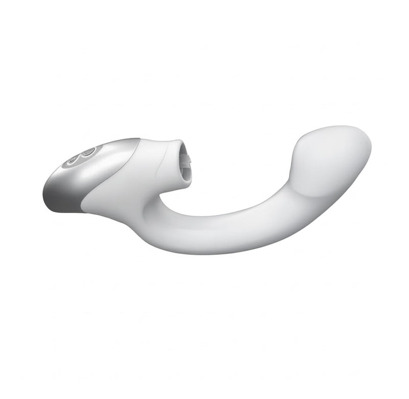 Excellent Power - TITANA - Rechargeable Silicone Stimulator 舔震強力G點震動棒 白色