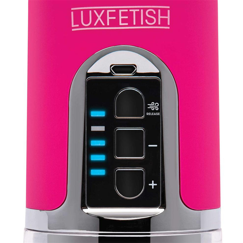 Lux Fetish(美國) Rechargeable 4-Function Auto Pussy Pump With Clit Clamp 電動吸陰器