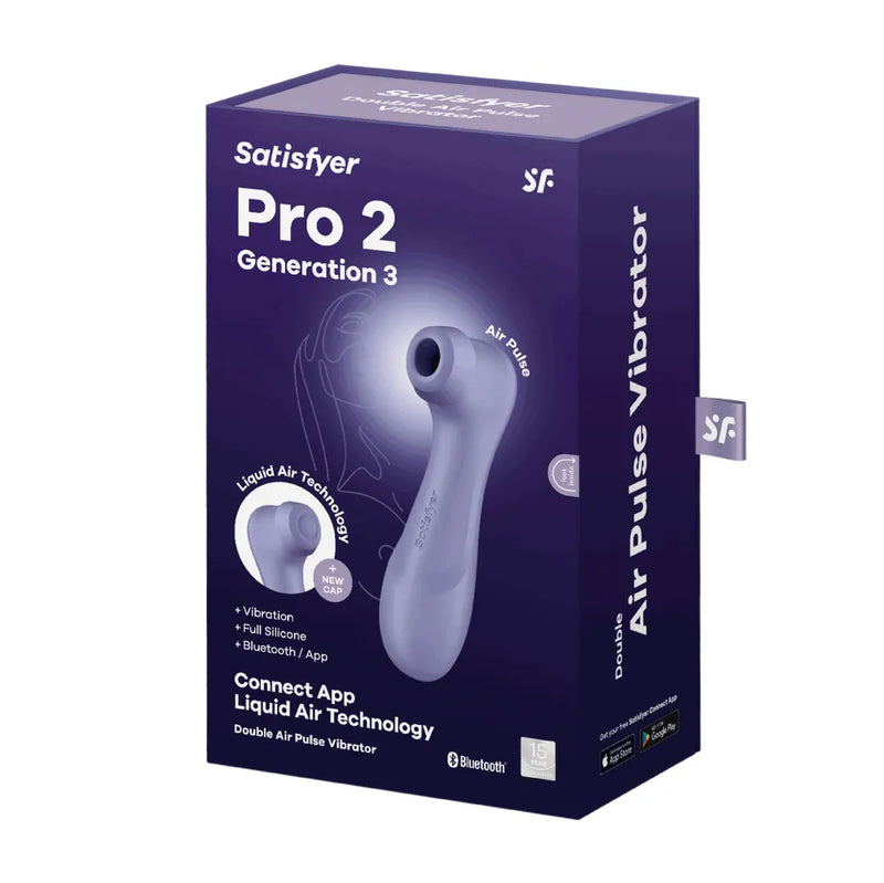 Satisfyer(德國) Pro 2 Generation 3  APP控制吸吮陰蒂震動器 紫色