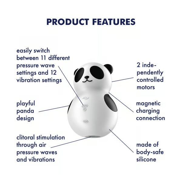 Satisfyer(德國) Pocket Panda 熊貓陰蒂吸啜器