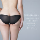 HATOPLA(日本) 超薄半透視破洞性感內褲 黑色