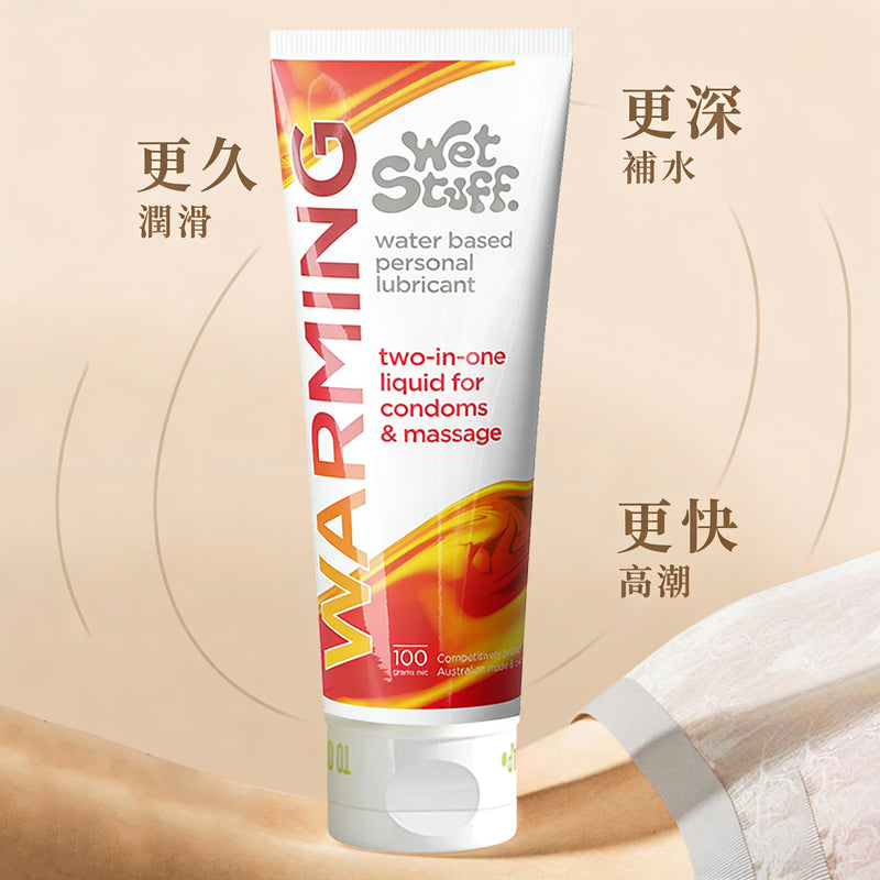 Wet Stuff(澳洲) Water Based Personal Iubricant - 水性長效潤滑液 溫感 100g