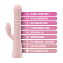Blush(美國) Jaymie 9.25'' G Spot Rabbit Vibrator - G點兔子震動棒 粉色