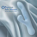 Blush(美國) Devin 9.25'' G Spot Rabbit Vibrator - G點兔子震動棒 藍色