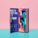 Blush(美國) Aria - Arousing' AF Silicone Vibrator 雙脈動震動棒 藍色