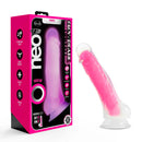 Blush(美國) Neo Elite -  Paradise Glow 7.5'' Long Dildo 7.5吋假陽具 深霓虹粉紅