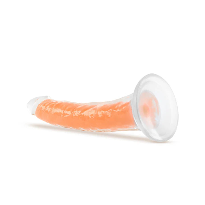 Blush(美國) Neo Elite - Lavo Glow - 7.5'' Long Dildo 7.5吋假陽具 夜光霓虹橙