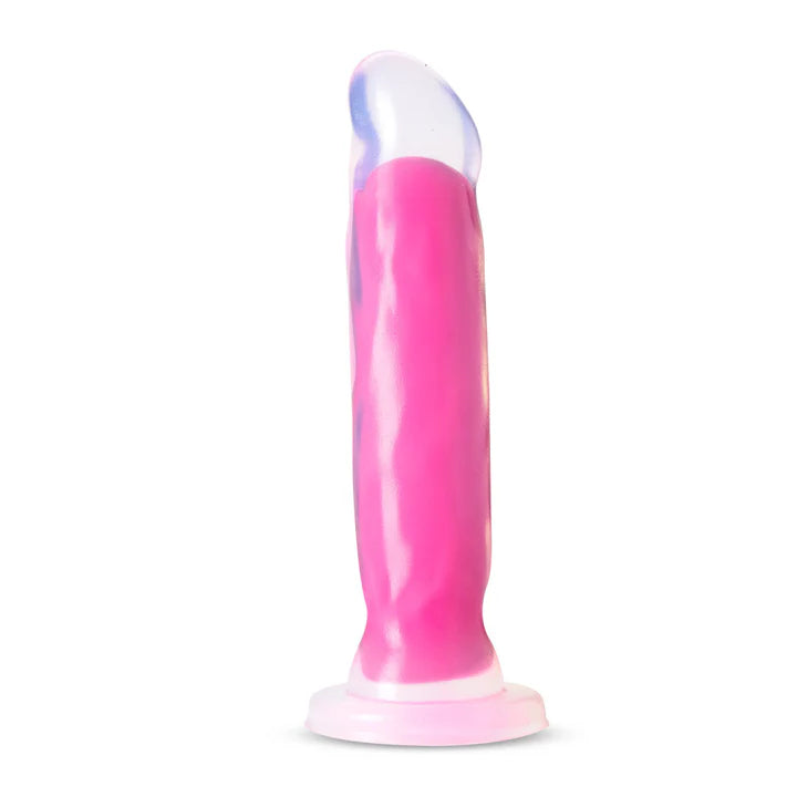 Blush(美國) Neo Elite - Marquee Glow - 8'' Long Dildo 8吋假陽具 深霓虹粉紅