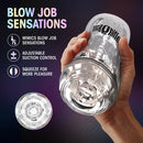 Blush(美國) M For Men - Soft + Wet Magnifier Clear Masturbator 柔軟透明自慰杯