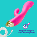 Blush(美國) Aria - Pleasin' AF Silicone Vibrator 雙脈動震動棒 粉紅色