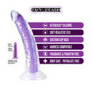 Blush(美國) Neo Elite - Glow - 7.5'' Long Dildo 7.5吋假陽具 夜光霓虹紫色