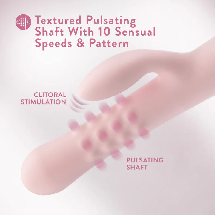 Blush(美國) Jaymie 9.25'' G Spot Rabbit Vibrator - G點兔子震動棒 粉色