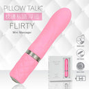 PILLOW TALK(加拿大) FLIRTY 施華諾水鑽迷你震動棒 碧藍色/粉色