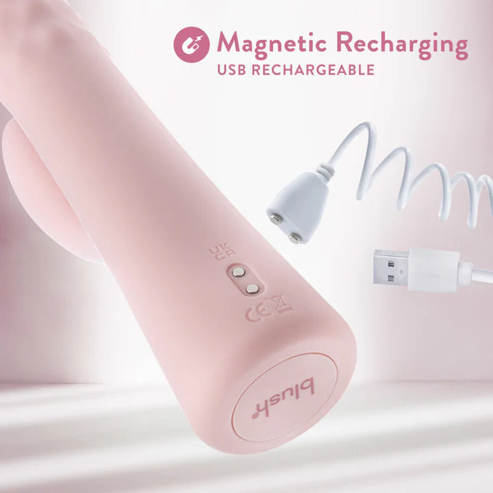 Blush(美國) Jaymie 9.25'' G Spot Rabbit Vibrator - G點兔子震動棒 粉色
