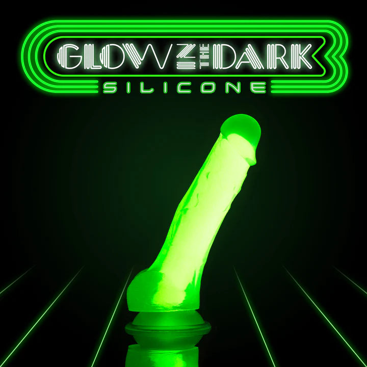 Blush(美國) Neo Elite - Glow 7.5'' Long Dildo 7.5吋假陽具 深霓虹綠