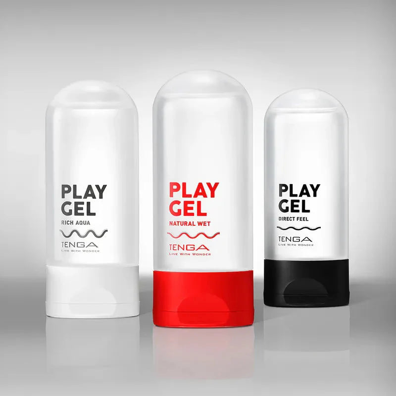 TENGA(日本) PLAY GEL DIRECT FEEL 水性潤滑液 (刺激黑) 160ml