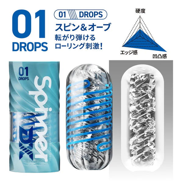 TENGA(日本) Spinner DX 01 DROPS 翻騰球 自慰杯