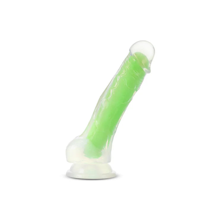 Blush(美國) Neo Elite - Glow 7.5'' Long Dildo 7.5吋假陽具 深霓虹綠