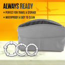 Blush(美國) Stay Hard - Beaded Penis Rings 矽膠延時環 透明 (3件裝)